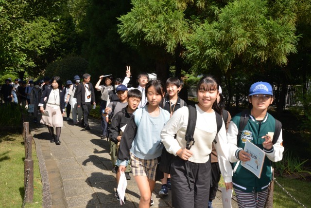 国会議事堂にて