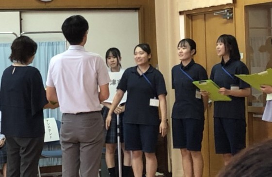 試技前の挨拶