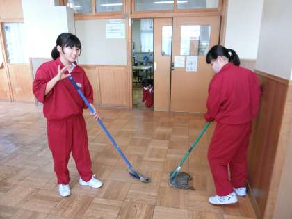 中学　清掃 