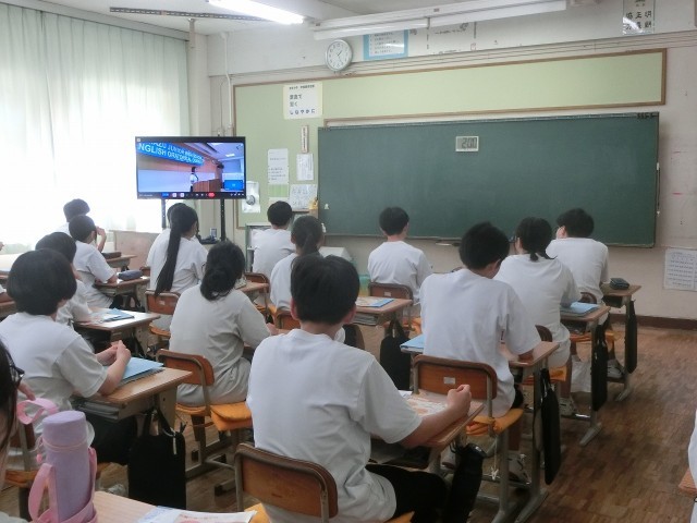 クラスの仲間も応援しています！