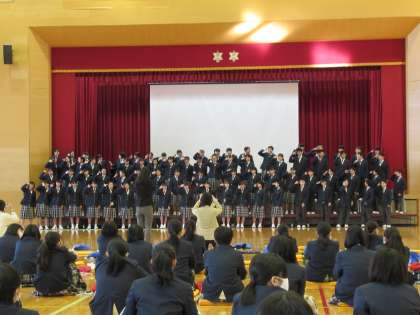 沼津市立沼津高等学校中等部 | 学校日記 | 合唱発表会5（1年生）