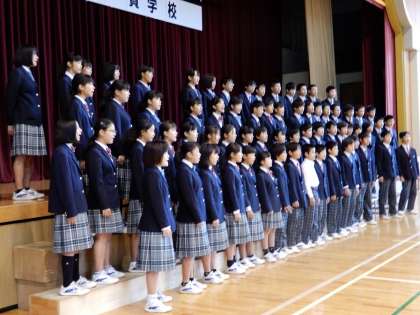 沼津市立静浦小中一貫学校 | 学校日記 | 10/17(火) 朝の様子3